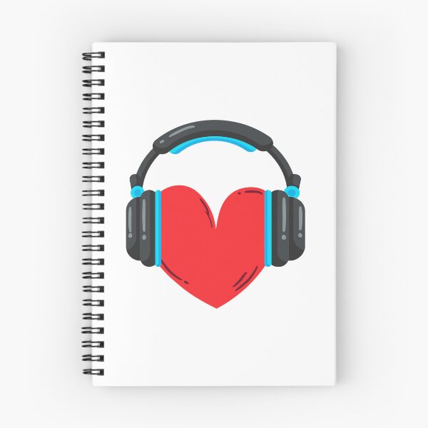 Item preview, Headphones on the heart designed and sold by LionessLove.