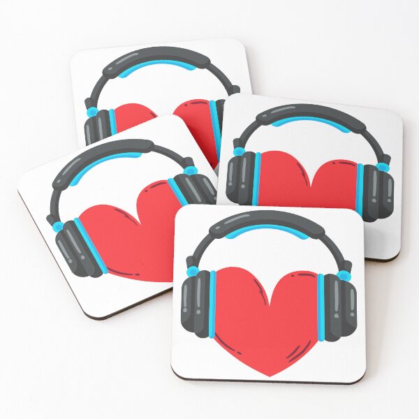 Item preview, Headphones on the heart designed and sold by LionessLove.