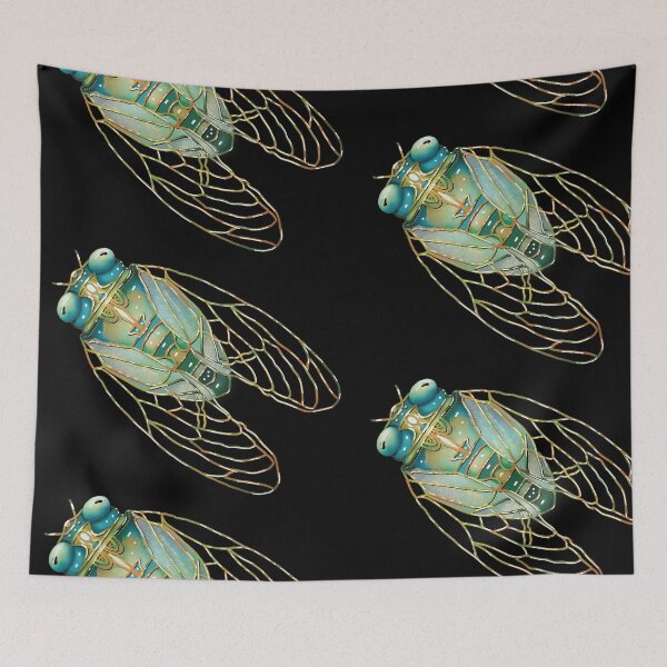 Item preview, Green Forest Cicada designed and sold by Karin Taylor.