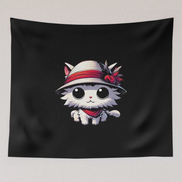Item preview, Fashionable Cat with Stylish Hat designed and sold by lettersorenyu.