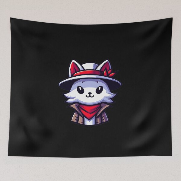 Item preview, Fashionable Cat with Stylish Hat designed and sold by lettersorenyu.