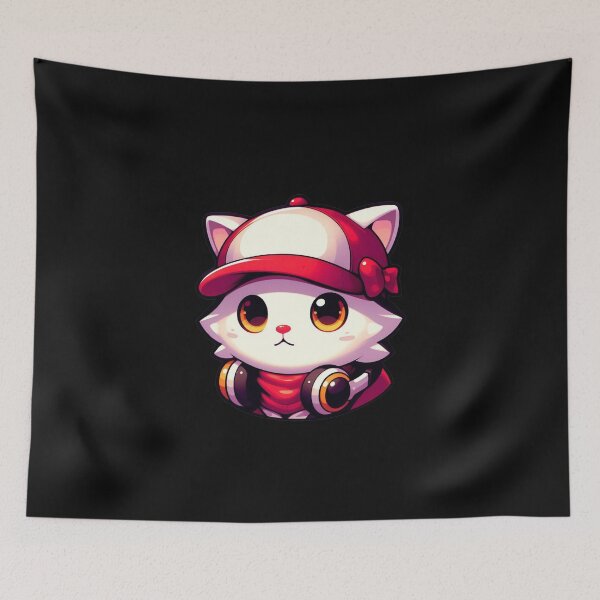 Item preview, Fashionable Cat with Stylish Hat designed and sold by lettersorenyu.