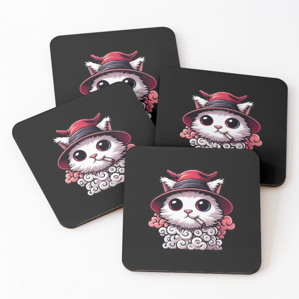 Item preview, Fashionable Cat with Stylish Hat designed and sold by lettersorenyu.