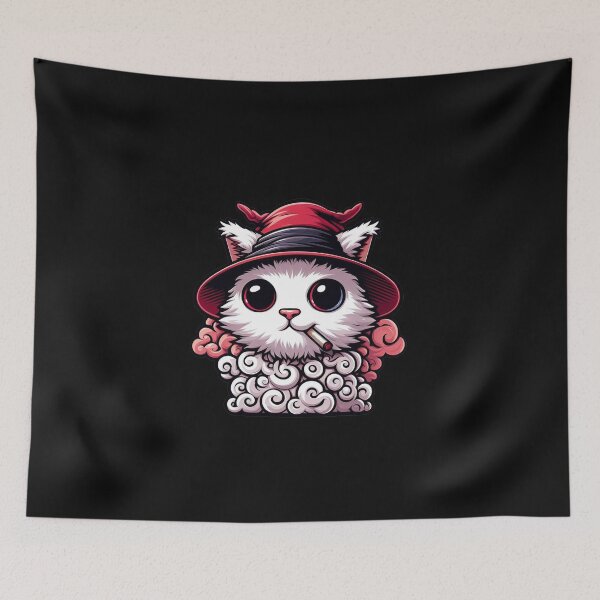 Item preview, Fashionable Cat with Stylish Hat designed and sold by lettersorenyu.
