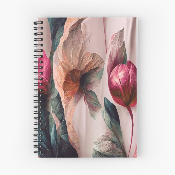 Item preview, textured abstract watercolor flowers with a red sheen designed and sold by nyhhhh.
