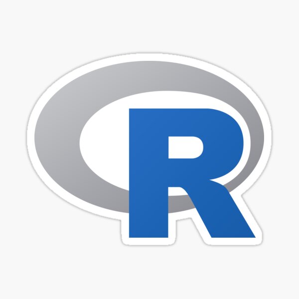 R Language Logo Sticker