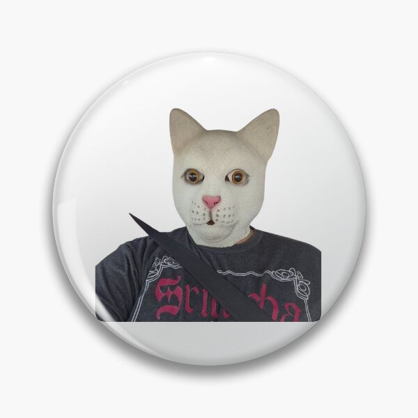 Artikelvorschau, Aufkleber „Katze trägt Sicherheitsgurt“. entworfen und verkauft von JustOkayDesigns.