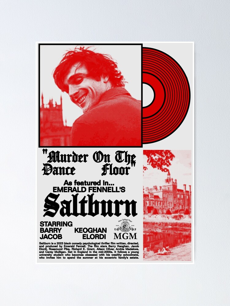 Murder On The Dancefloor Saltburn Poster