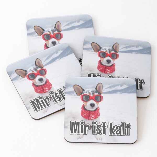 Item preview, KI-generierter Hund 01 "Mir ist kalt" designed and sold by Cliff-Qi.