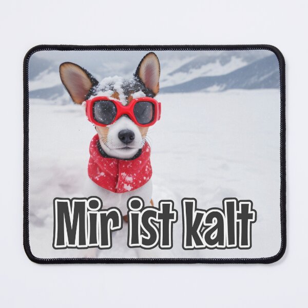 Item preview, KI-generierter Hund 01 "Mir ist kalt" designed and sold by Cliff-Qi.