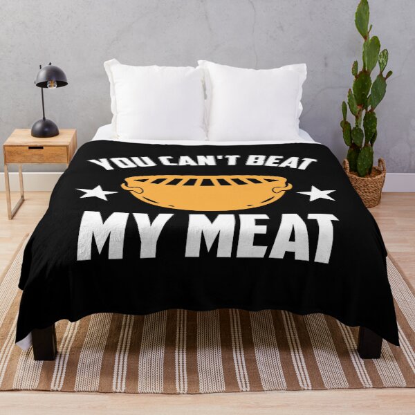 Item preview, You Can't Beat My Meat Funny Grill Joke designed and sold by ArabCorner.