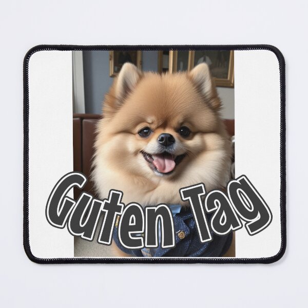 Item preview, KI-generierter Hund 01 "Guten Tag" designed and sold by Cliff-Qi.