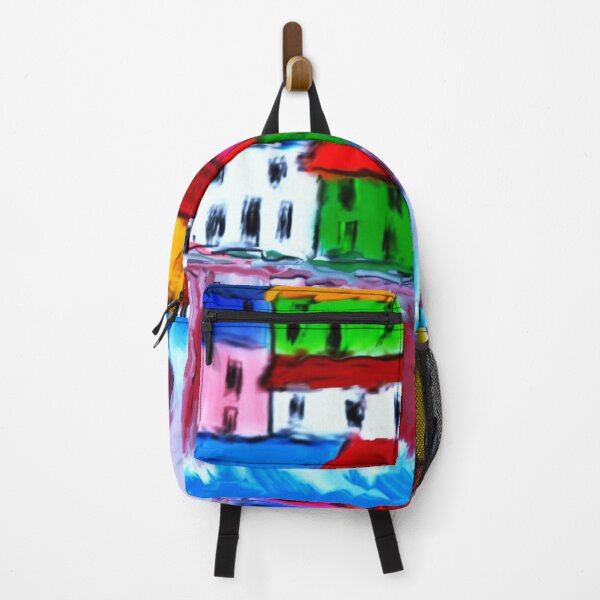 Item preview, Small colourful village on the edge of a cliff. designed and sold by EJCairns.