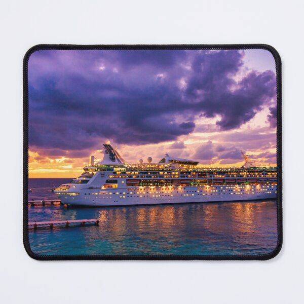 Item preview, Cruise ship arriving at sunset designed and sold by Travelways.