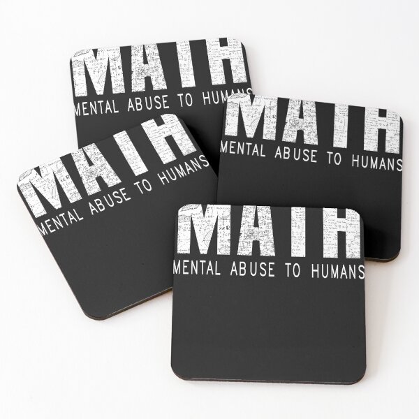 Item preview, Math Mental Abuse Sarcasm designed and sold by PopArtDesigns.