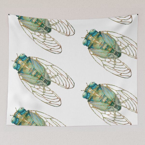 Item preview, Green Forest Cicada designed and sold by Karin Taylor.