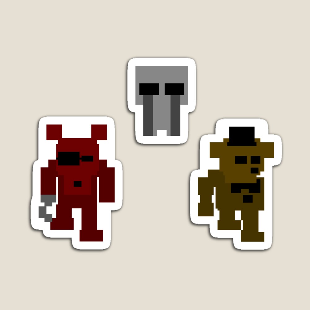 Five Nights at Freddys - Mini-Game Sprites - Set 1 Sticker for