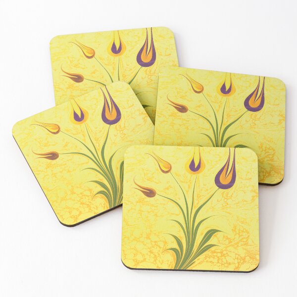 Item preview, Marbling texture floral patterns designed and sold by bozarslan.