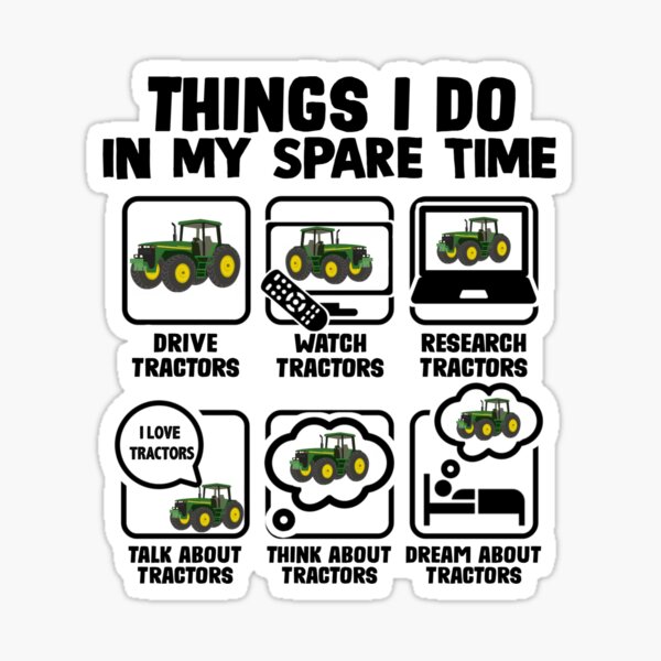 Item preview, Things I Do In My Spare Time Funny Tractor Lover designed and sold by alphnsteez.