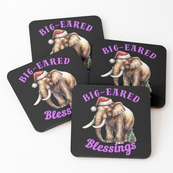 Item preview, Big-Eared Blessings. elephant face designed and sold by ElephantVibes.