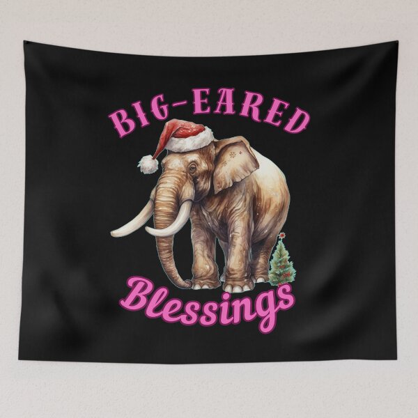 Item preview, Big-Eared Blessings. elephant head designed and sold by ElephantVibes.