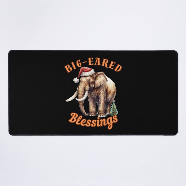 Item preview, Big-Eared Blessings. elephant portrait designed and sold by ElephantVibes.