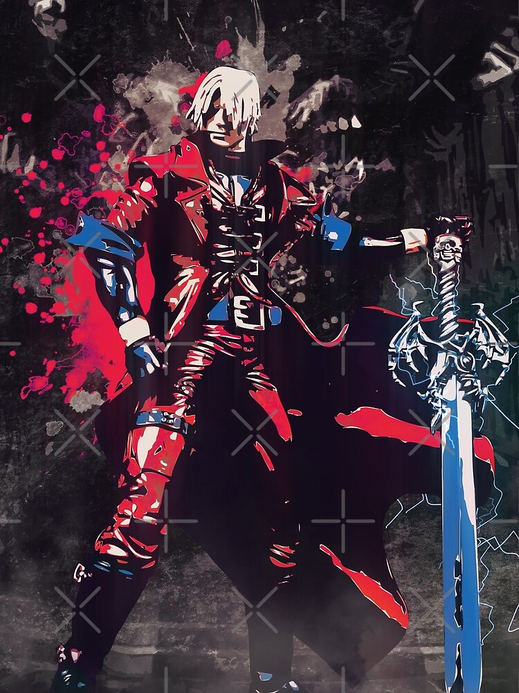 Dante - Devil May Cry - Fury Sticker for Sale by Splatter-arts