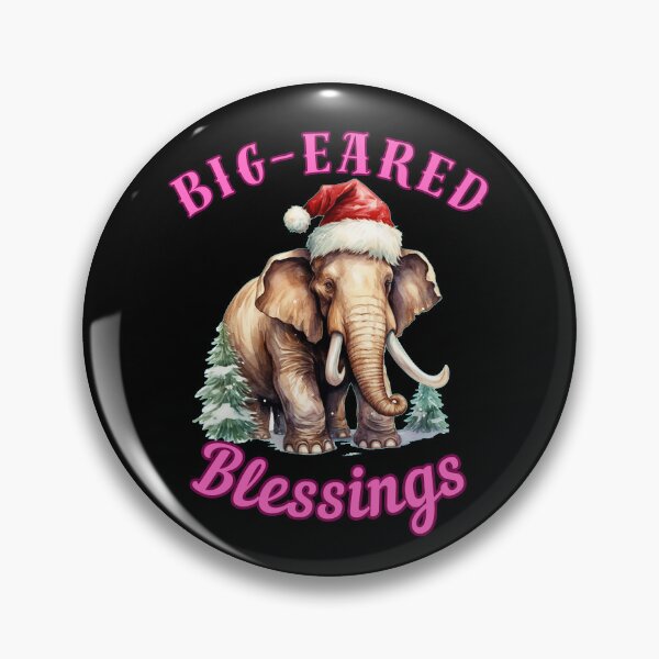 Item preview, Big-Eared Blessings. elephant saying designed and sold by ElephantVibes.