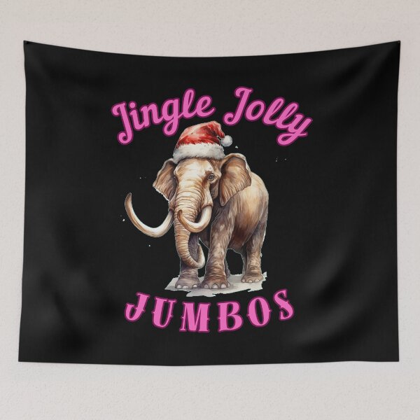 Item preview, Jingle Jolly Jumbos. elephant head designed and sold by ElephantVibes.