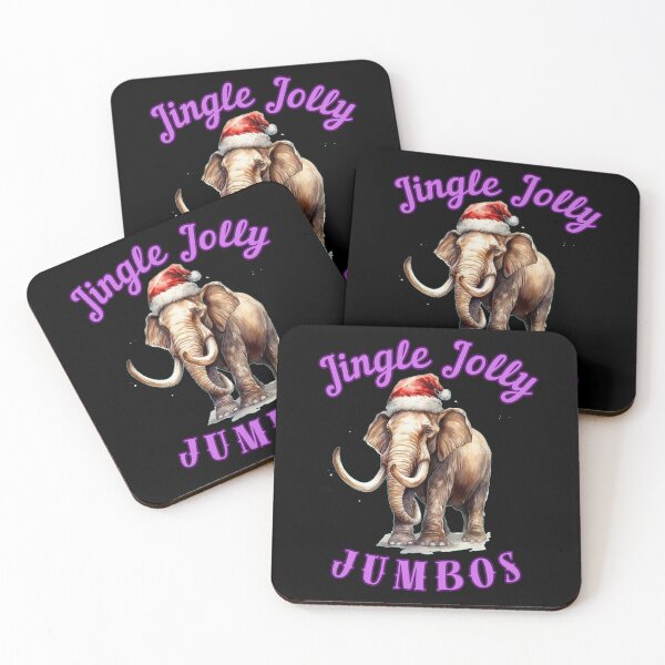 Item preview, Jingle Jolly Jumbos. elephant face designed and sold by ElephantVibes.