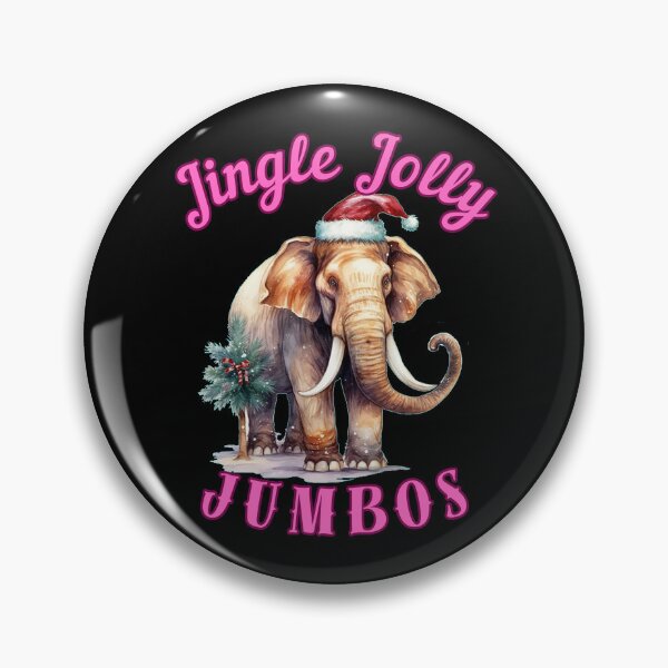 Item preview, Jingle Jolly Jumbos. elephant saying designed and sold by ElephantVibes.