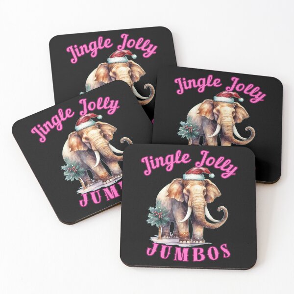 Item preview, Jingle Jolly Jumbos. elephant saying designed and sold by ElephantVibes.