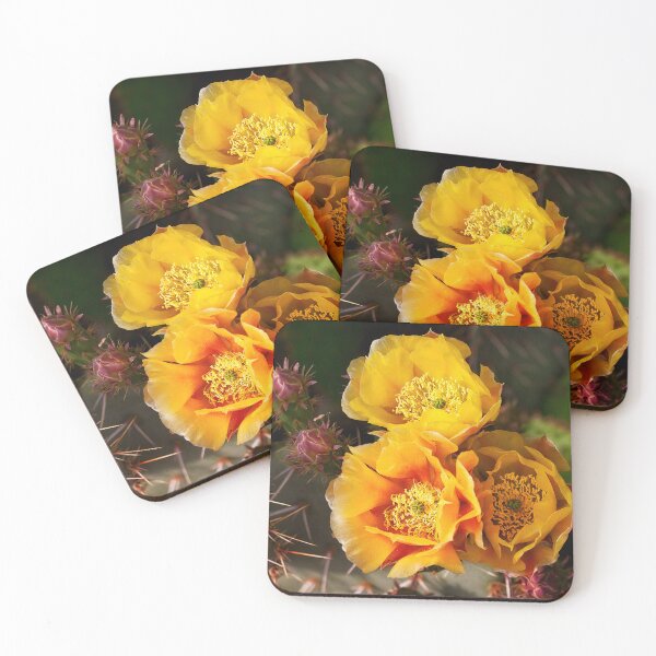 Item preview, Yellow cactus flowers, Arizona designed and sold by Travelways.