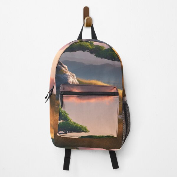 Item preview, Bonsai landscape with sunrise sunrays designed and sold by Salimgor Hangaround Music.
