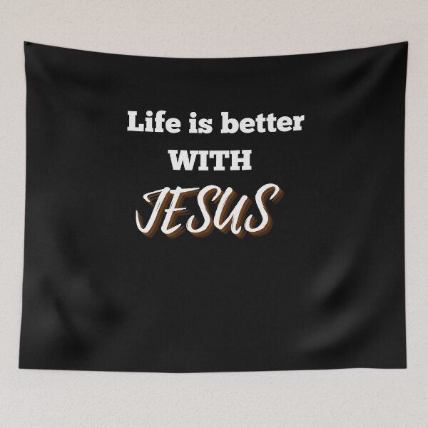 Item preview, Life is better ith Jesus-Faith sticker designed and sold by Faithandpattern.
