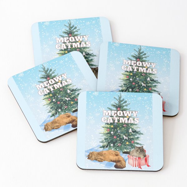Item preview, Meowy Catmas designed and sold by Bevybites.