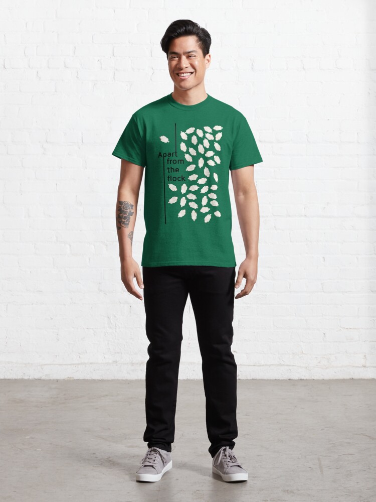 Alternate view of Apart from the flock Classic T-Shirt