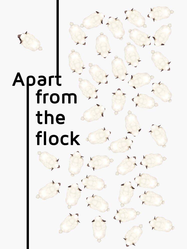 Apart from the flock by trickyelf