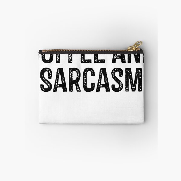 Item preview, Cool Funny I Run on Coffee and Sarcasm Funny Saying Sarcastic designed and sold by StreetFooD.