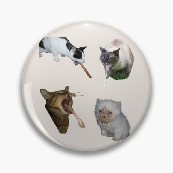 Item preview, vomit cat meme pack designed and sold by mooneko.