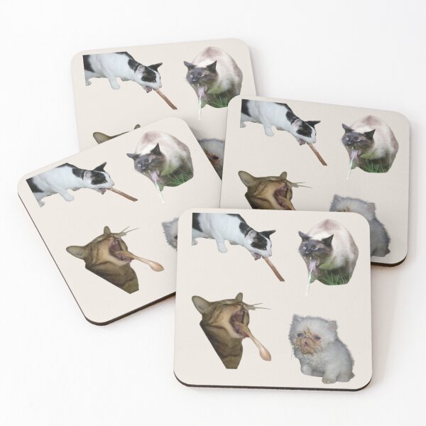 Item preview, vomit cat meme pack designed and sold by mooneko.