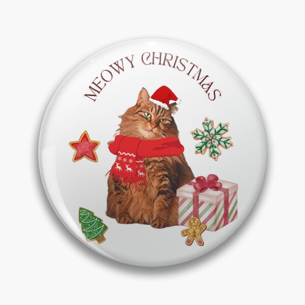 Item preview, Meowy Cookie Christmas designed and sold by Bevybites.