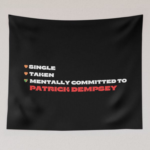 Item preview, Mentally Committed To Patrick Dempsey designed and sold by Itsheartshop.