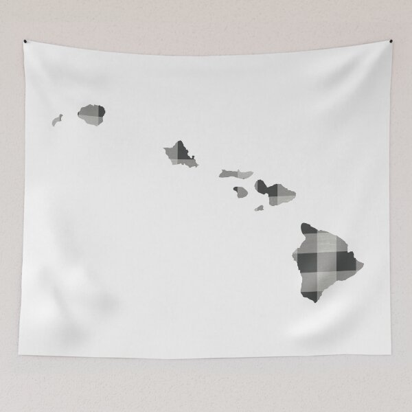 Item preview, Hawaii Plaid in Gray designed and sold by Maren Misner.