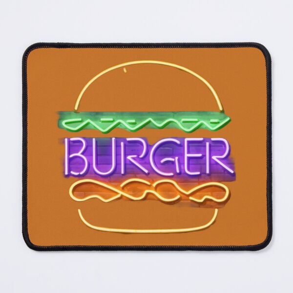 Item preview, Burger neon sign designed and sold by hitNmiss.