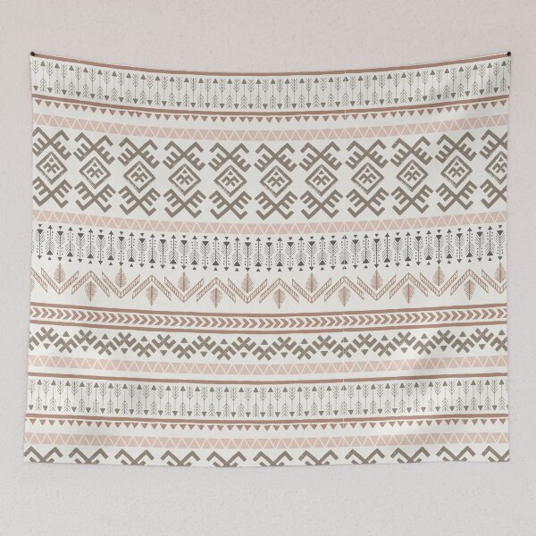 Item preview, Ethnic pastel Seamless pattern - boho geometric background designed and sold by blockshop.