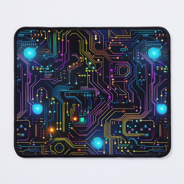 Item preview, Rainbow Circuit Board Electronic Pattern designed and sold by NikkofTime.