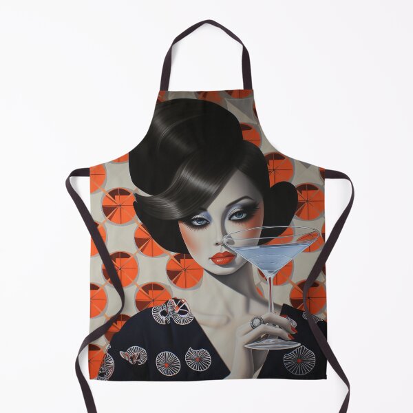 Item preview, Shanghai Smoking Girl with Cocktail designed and sold by Meeheemaha.