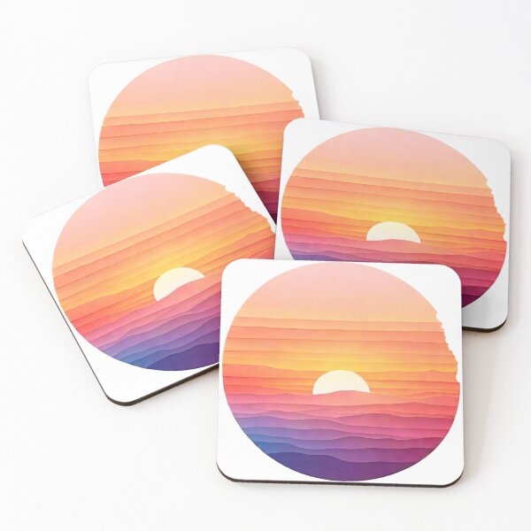 Item preview, Sunset Silhouette: Evoking Emotions with Gradient Art (213) designed and sold by WASjourney.