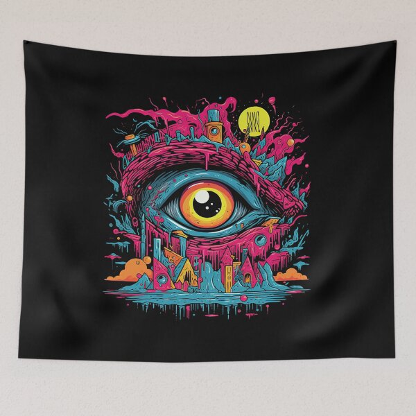 Item preview, All Seeing Eye on an Alien World designed and sold by JollyGoodMerch.